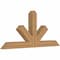 Ekena Millwork Saratoga Timber Gable Bracket, Western Red Cedar, 72"W x 33"H x 5 1/2"D x 5 1/2"F, 11/12 Pitch GBW072X33X0606SAR00SWR - alternate 2